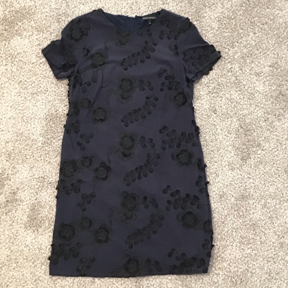 Banana republic office navy dress